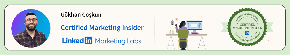 Linkedin certified marketing insider -gökhan coskun